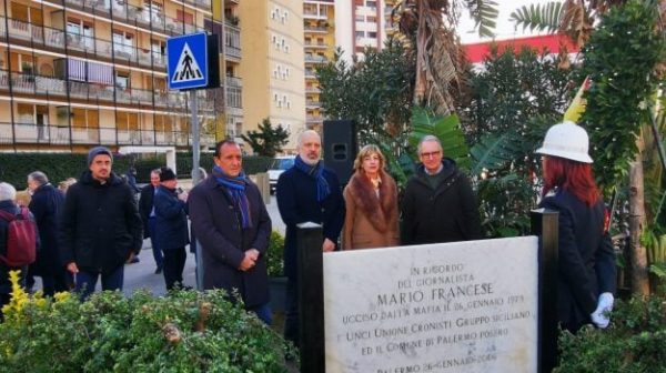 palermo remembers mario francese 44 years after the murder, his