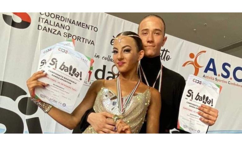 Fourteen-year-olds from Riposto are the new national champions of Latin-American dances
