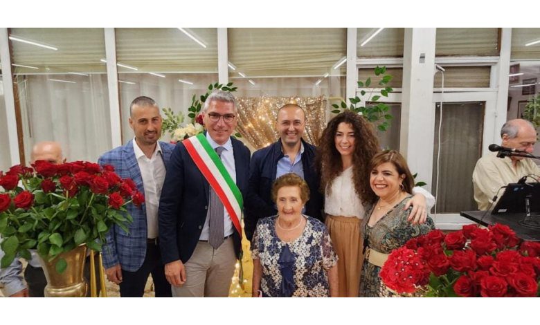 Santa Croce Camerina celebrates zia Gina's 100th birthday