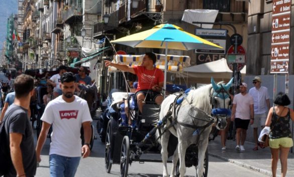 Palermo, nuovi limiti all'attività delle carrozze turistiche trainate dai cavalli