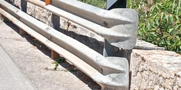 Monte Erice, nuovi guard-rail lungo il percorso della cronoscalata