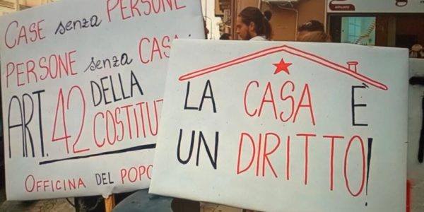 Senza casa a Palermo, protesta in prefettura: «Tremila famiglie in attesa di un alloggio»