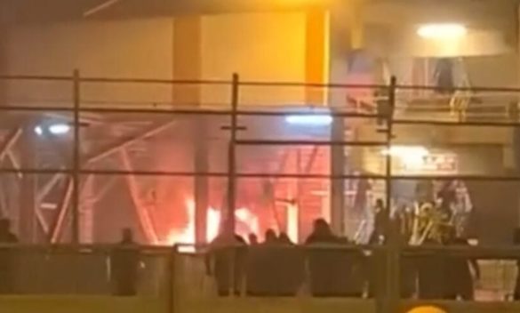 Incendio allo Iacovone di Taranto, curva sotto sequestro e stadio inagibile: a rischio Brindisi-Catania