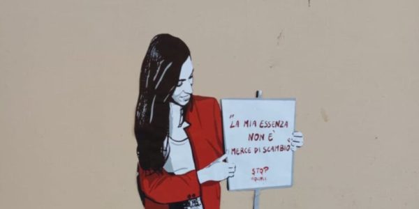 A Marsala un murales in ricordo di Marisa Leo: «La mia essenza non è merce di scambio»