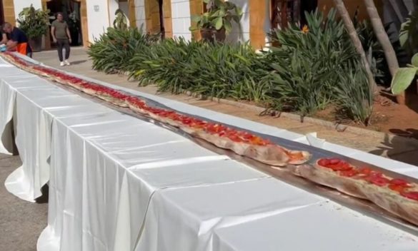 A Marsala un pane cunzato da record: con i suoi 53,8 metri finisce nel Guinnes dei primati