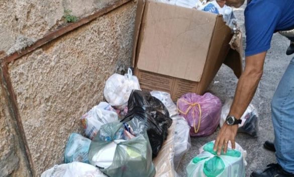 A Carini rifiuti abbandonati per strada: 47 multe in tre mesi