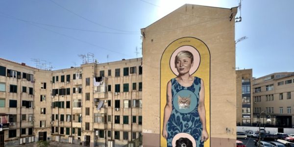 Palermo, a Ballarò un murales racconta la depressione con il volto di Alessandra