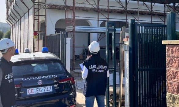 Cantieri al setaccio nel Palermitano: maxi multe e denunce per scarsa sicurezza e lavoro nero