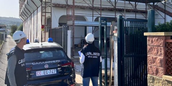 Cantieri al setaccio nel Palermitano: maxi multe e denunce per scarsa sicurezza e lavoro nero