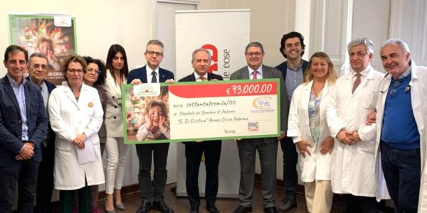 Ospedale dei Bambini di Palermo, Conad dona 73 mila euro per la chirurgia pediatrica