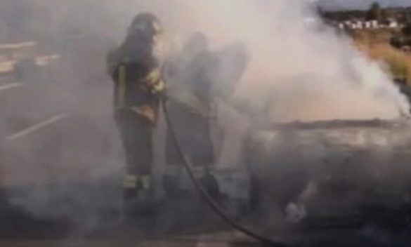 Paura sull'autostrada Palermo-Catania: auto in fiamme ad Enna, passeggeri in salvo