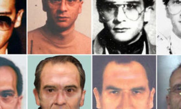 Combo with 8 photos or identikits of Matteo Messina Denaro. The first four (top row) are the latest available photos of him, all before 1993, the year he started his fugitive life. In the second row, the three identikits released respectively in 2007, 2011, and 2014 by law enforcement. The last photo was taken on the day of his arrest, January 16, 2023. ANSA   