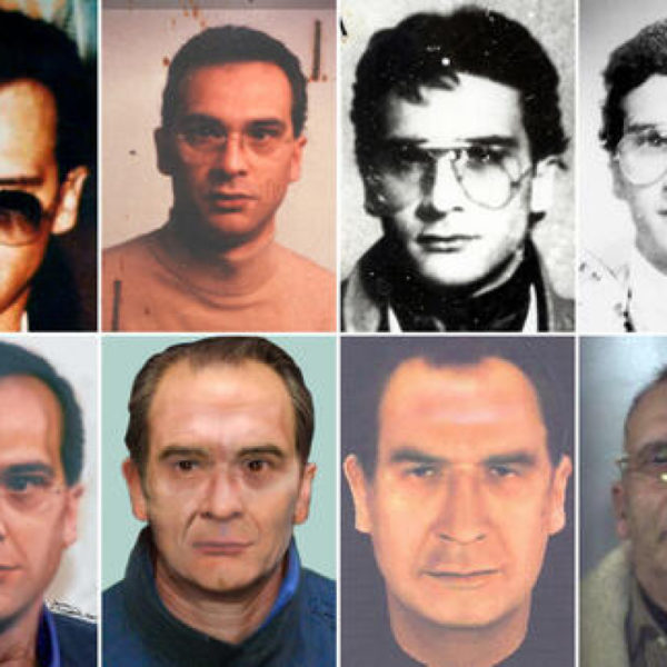 Combo with 8 photos or identikits of Matteo Messina Denaro. The first four (top row) are the latest available photos of him, all before 1993, the year he started his fugitive life. In the second row, the three identikits released respectively in 2007, 2011, and 2014 by law enforcement. The last photo was taken on the day of his arrest, January 16, 2023. ANSA   