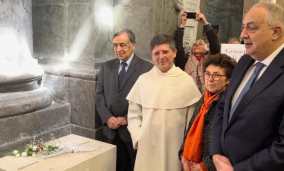 Palermo, svelata la nuova tomba di Giuseppe Tomasi di Lampedusa nella Basilica di San Domenico