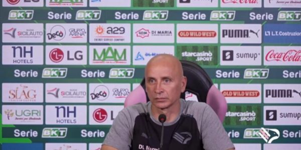 Palermo, Corini: «Riavremo Lucioni dopo la sosta, l'obiettivo è andare in serie A il prima possibile»