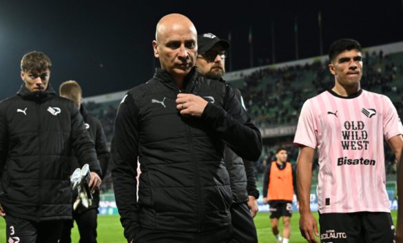 Palermo, Corini dopo la disfatta: «Momento doloroso ma per la serie A ci sono ancora i playoff»