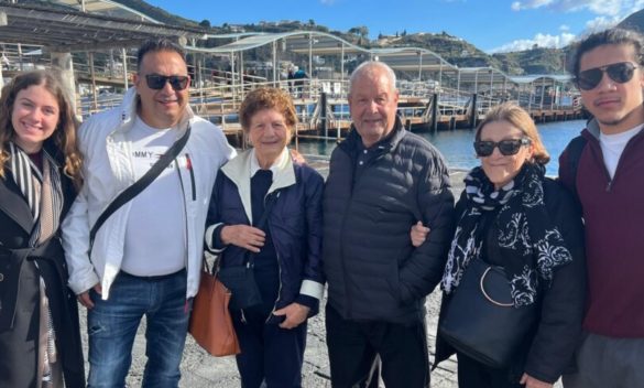 Lipari, la visita sull'isola di Salvatore Spanò dopo l'incontro con la sorella Angela riabbracciata a distanza di 60 anni