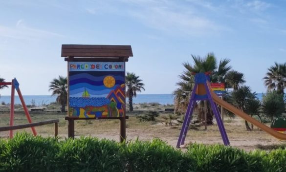 Menfi, vandalizzato il «Parco dei colori»: era stato inaugurato la scorsa settimana