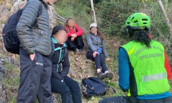 Trabia, paura per sei ragazzi: sono rimasti bloccati durante una passeggiata in montagna
