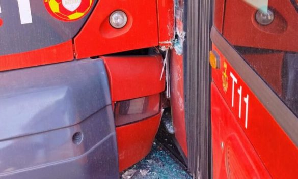 Si scontrano due tram a Messina: conducente in ospedale, servizio sospeso