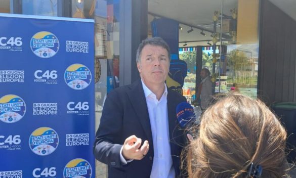 Renzi presenta a Palermo la lista Stati Uniti d'Europa: «Chi vota per il Pd, vota Cgil e Cinquestelle»