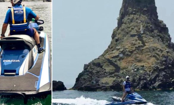 Le volanti del mare: a Catania la polizia controlla la fascia costiera con le moto d'acqua